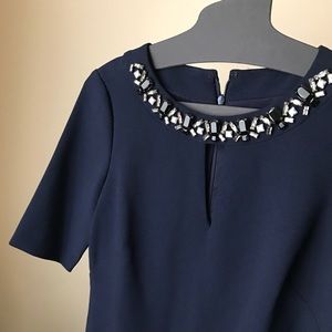 Vince Camuto Navy Cocktail Dress